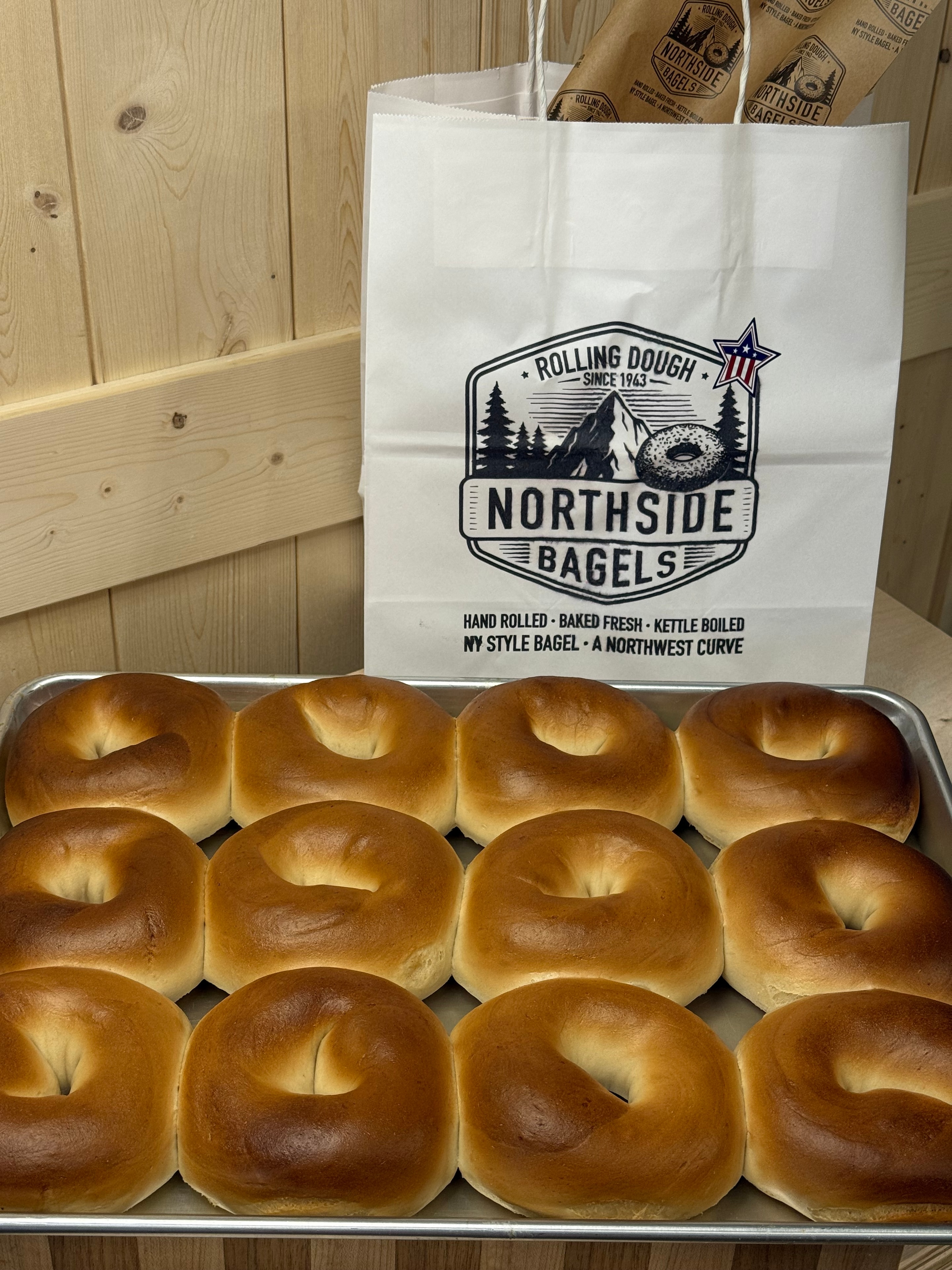 Fresh bagel delivery in North Idaho